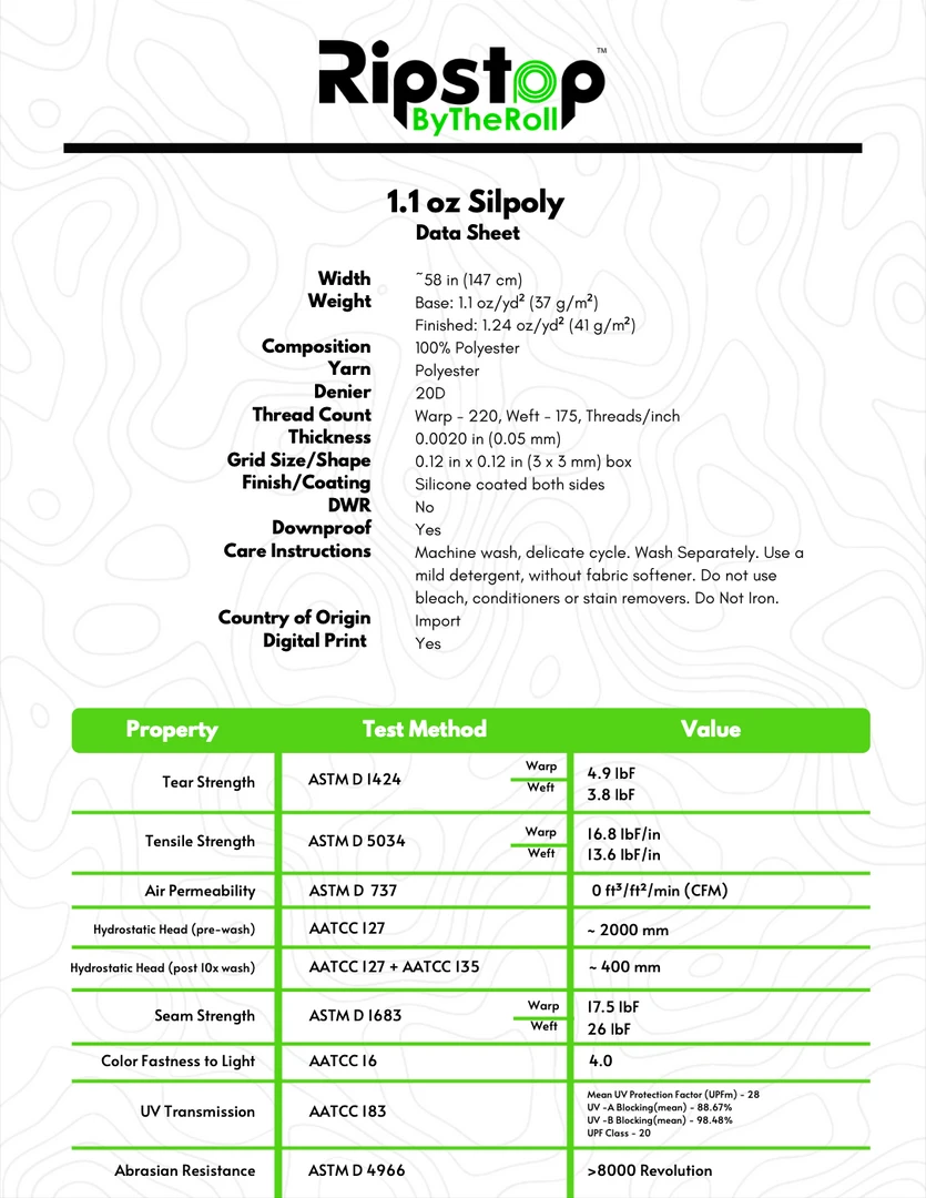 Coupon ⌛ Ripstop By The Roll Tarps/Shelters 1.1 Oz Silpoly ⭐ 26 Ripstop By The Roll Tarps/Shelters 1.1 Oz Silpoly
