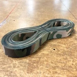 HKOutdoors Narrow Goods 1" Polyester Webbing 1500 Lb - Woodland Camo