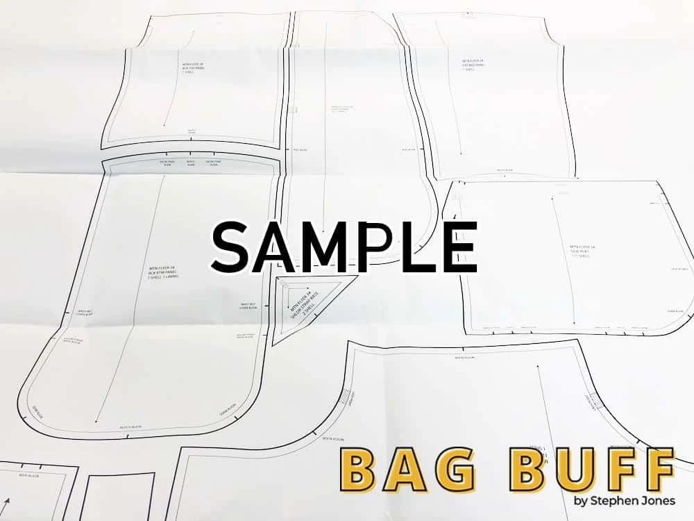 Ripstop By The Roll Simple Series Backpack Template/Pattern Bundle Bag Buff