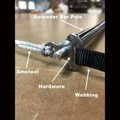 Ripstop By The Roll Pre-Cut Bridge Hammock Kit