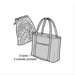 Ripstop By The Roll Market Tote And Produce Bag Pattern