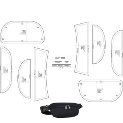 Ripstop By The Roll Simple Series Fanny Pack Template/Pattern Bundle