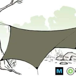 Ripstop By The Roll Pre-Cut HEX12 Ultralight Tarp Kit Tarps/Shelters